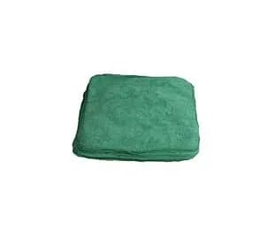 Cleaning Cloth 16X16 IN Microfiber Green 300 GSM 12/Pack