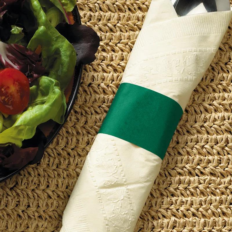Napkin Bands 1.5X4.25 IN Green Paper 20000/Case