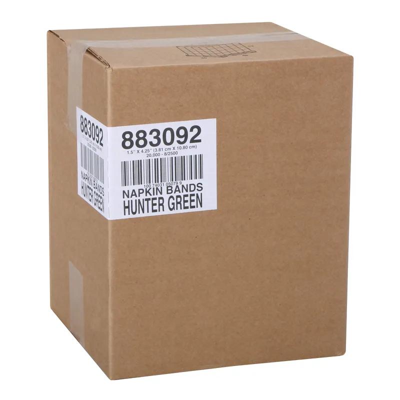 Napkin Bands 1.5X4.25 IN Green Paper 20000/Case