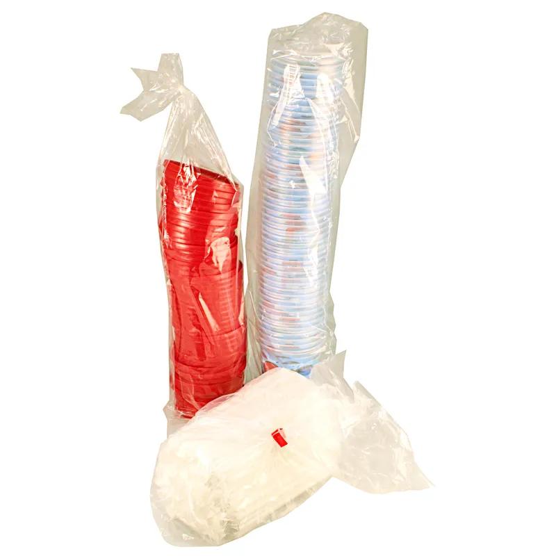 Cold Cup, Lid & Straw Combo Kid With Flat Lid 12 OZ PP Multicolor Recycle Friends With Hole 500/Case