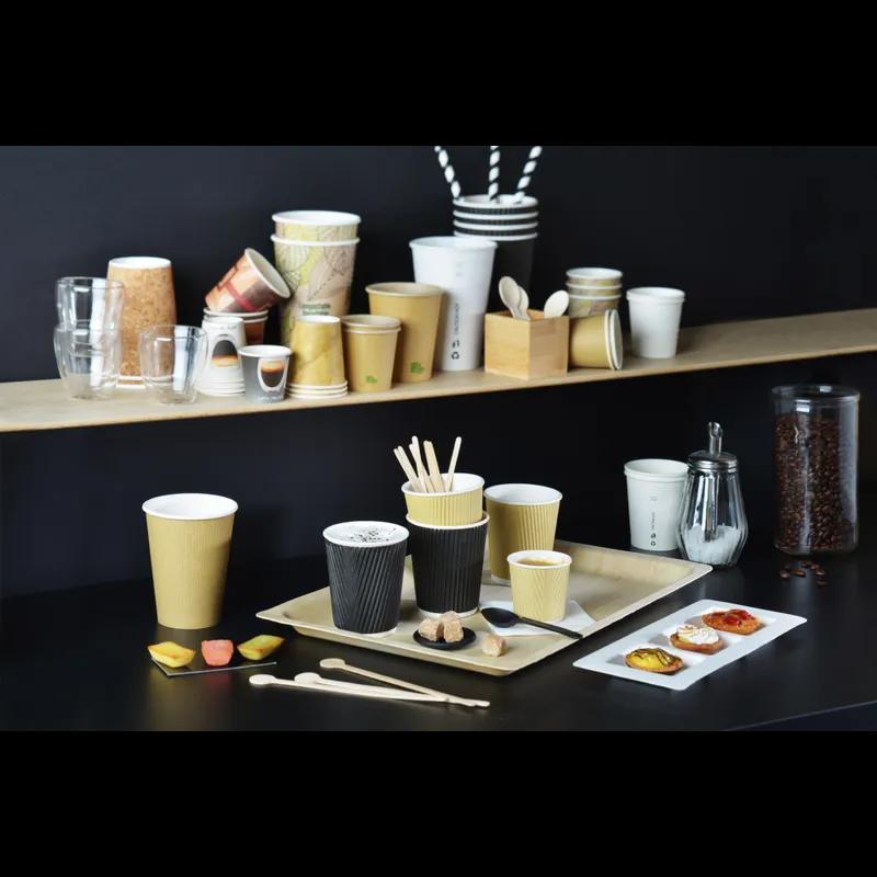 Coffee Coffee Stirrer 5.5X0.2X0.04 IN Wood Natural Wrapped 1000 Count/Pack 10 Packs/Case 10000 Count/Case