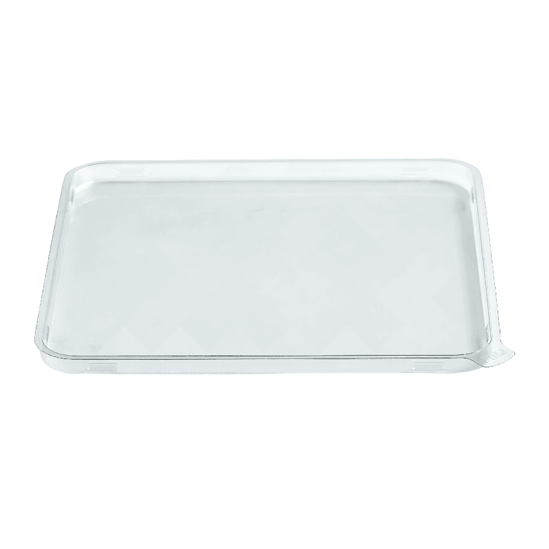 Fresh 'n Clear® Lid Flat 7X7X0.36 IN PET Clear Square For Container 300/Case