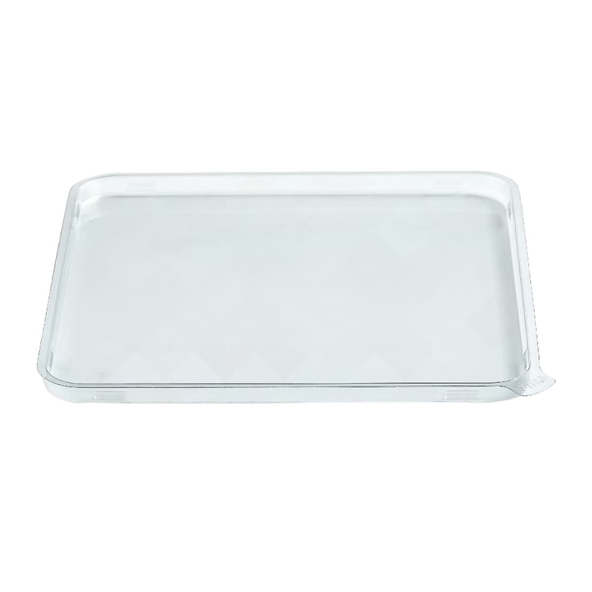 Fresh 'n Clear® GoCube® Lid Flat 7X7X0.36 IN PET Clear Square For Container 300/Case