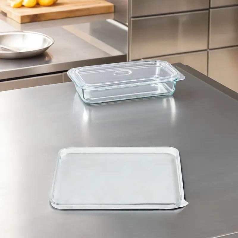 Fresh 'n Clear® Lid Flat 7X7X0.36 IN PET Clear Square For Container 300/Case