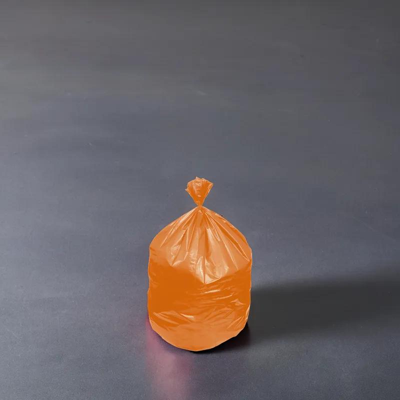 Can Liner 70X80 IN Orange Plastic 3MIL Roll 55/Roll