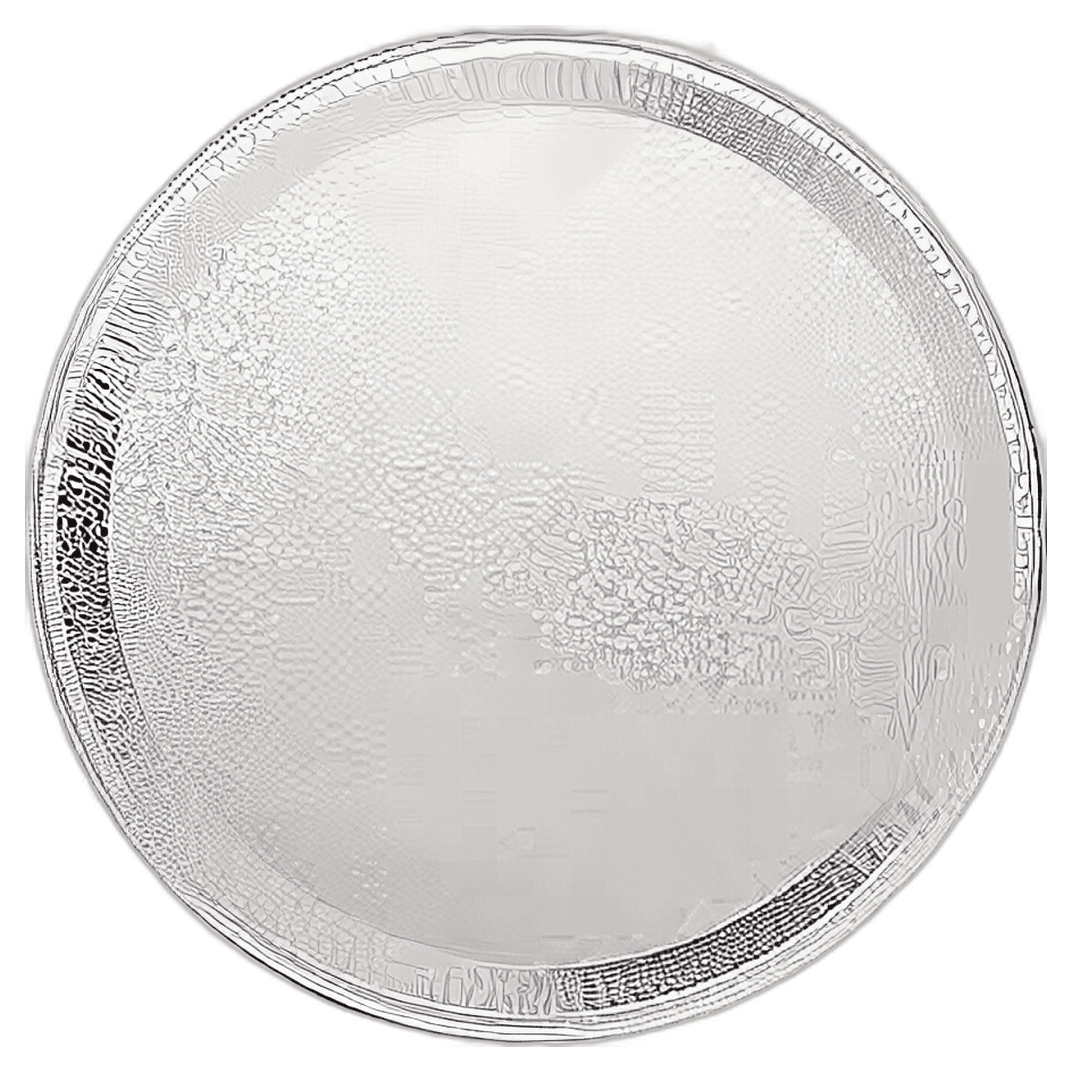 Victoria Bay Serving Tray 16 IN Aluminum Silver Round 25/Case