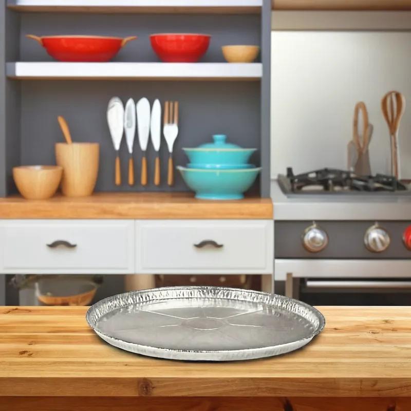 Victoria Bay Serving Tray 18 IN Aluminum Silver Round 25/Case