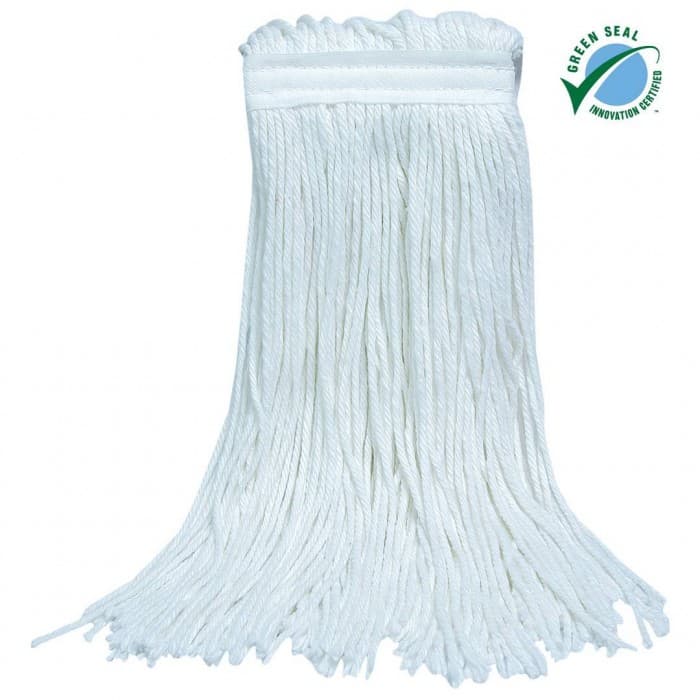 Mop Head 16 OZ White Rayon 4PLY Cut End 12/Case
