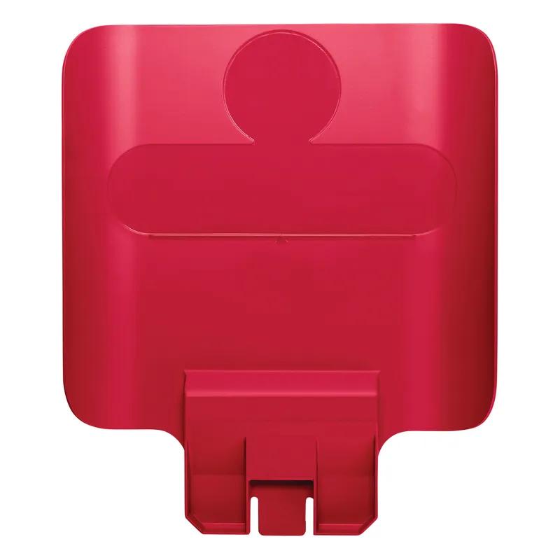 Slim Jim® Recycling Receptacle Billboard Red Resin 1/Each
