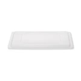 Food Tote Box Lid 26X18 IN White HDPE Food Safe 6/Case