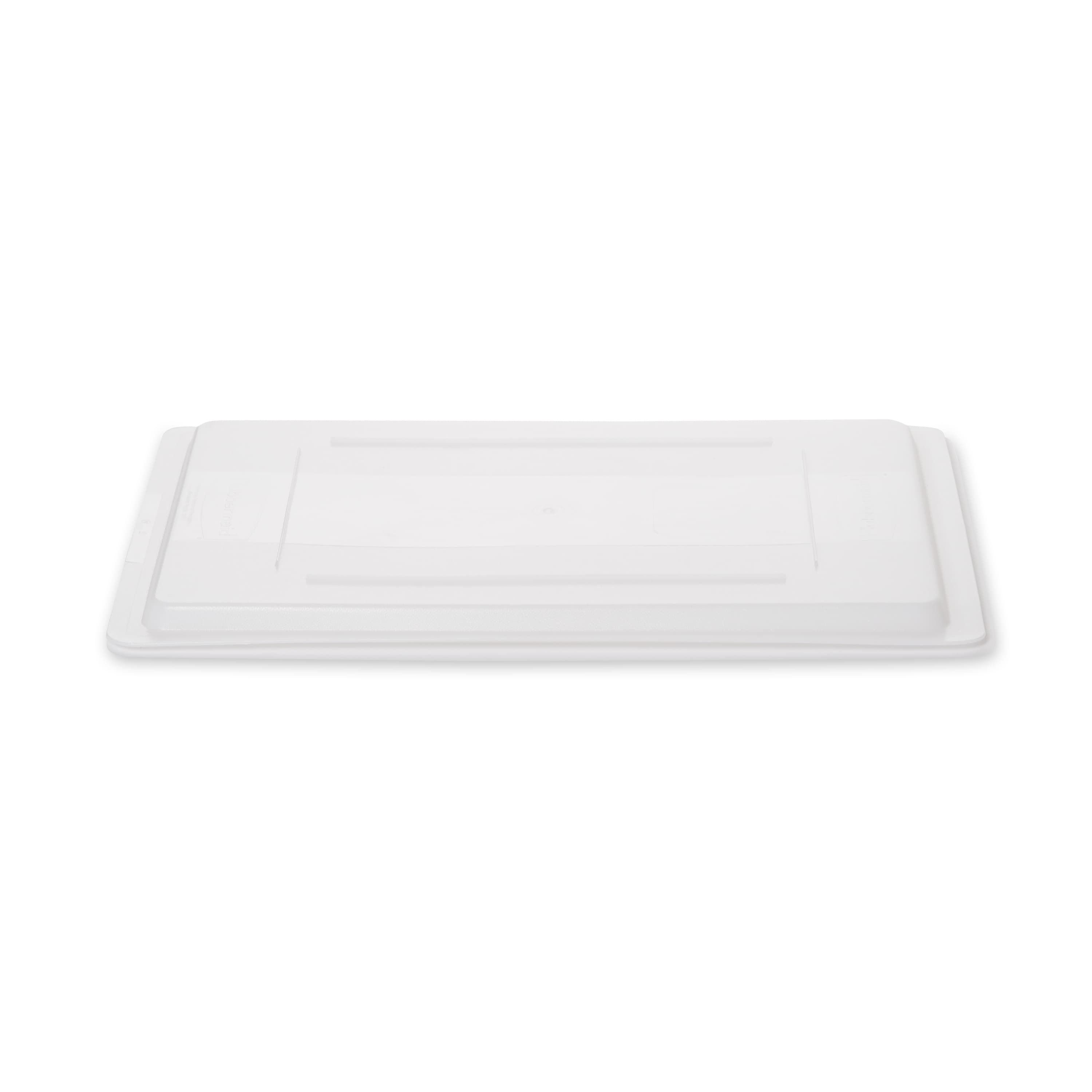 Food Tote Box Lid 26X18X10.56 IN White HDPE Food Safe 6/Case