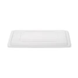 Food Tote Box Lid 26X18 IN White Paper 6/Case