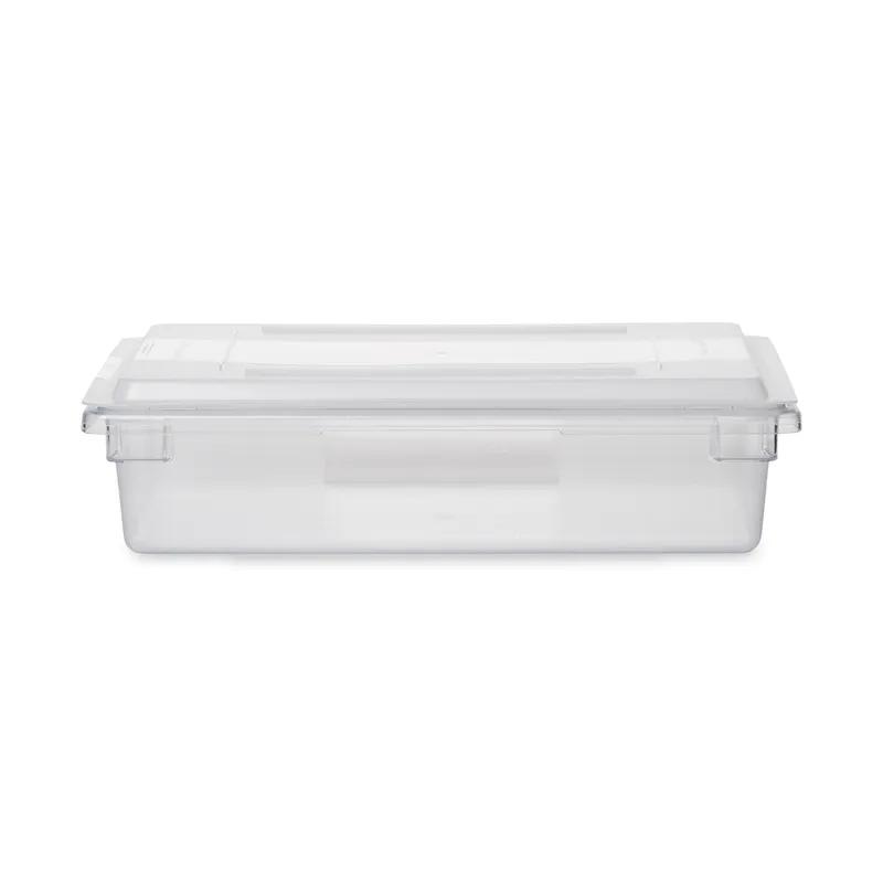 Food Tote Box Lid 26X18X10.56 IN White HDPE Food Safe 6/Case