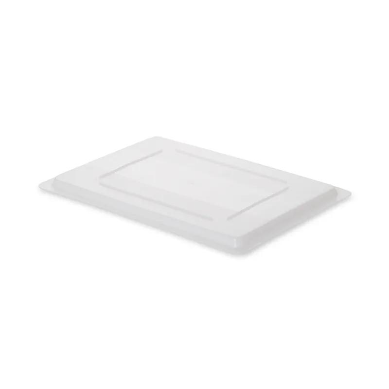 Food Tote Box Lid 26X18X10.56 IN White HDPE Food Safe 6/Case