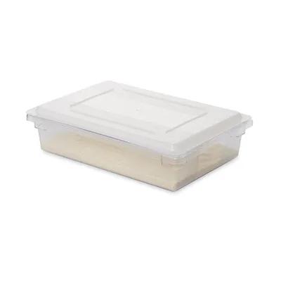 Food Tote Box Lid 26X18X1.25 IN White HDPE 6/Case