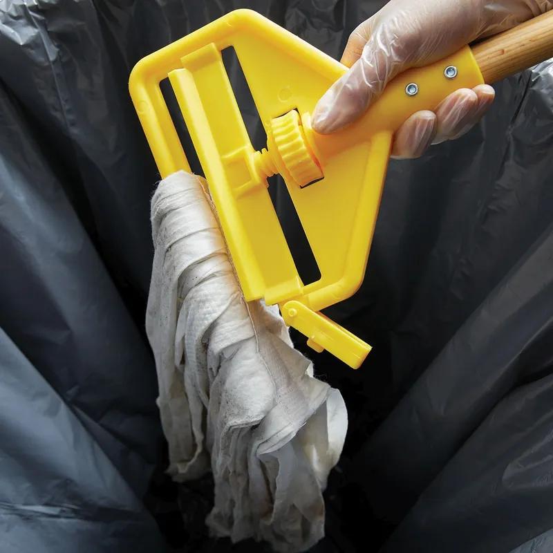 Invader Mop Handle 54 IN Natural Yellow Wood Side Gate 1/Each