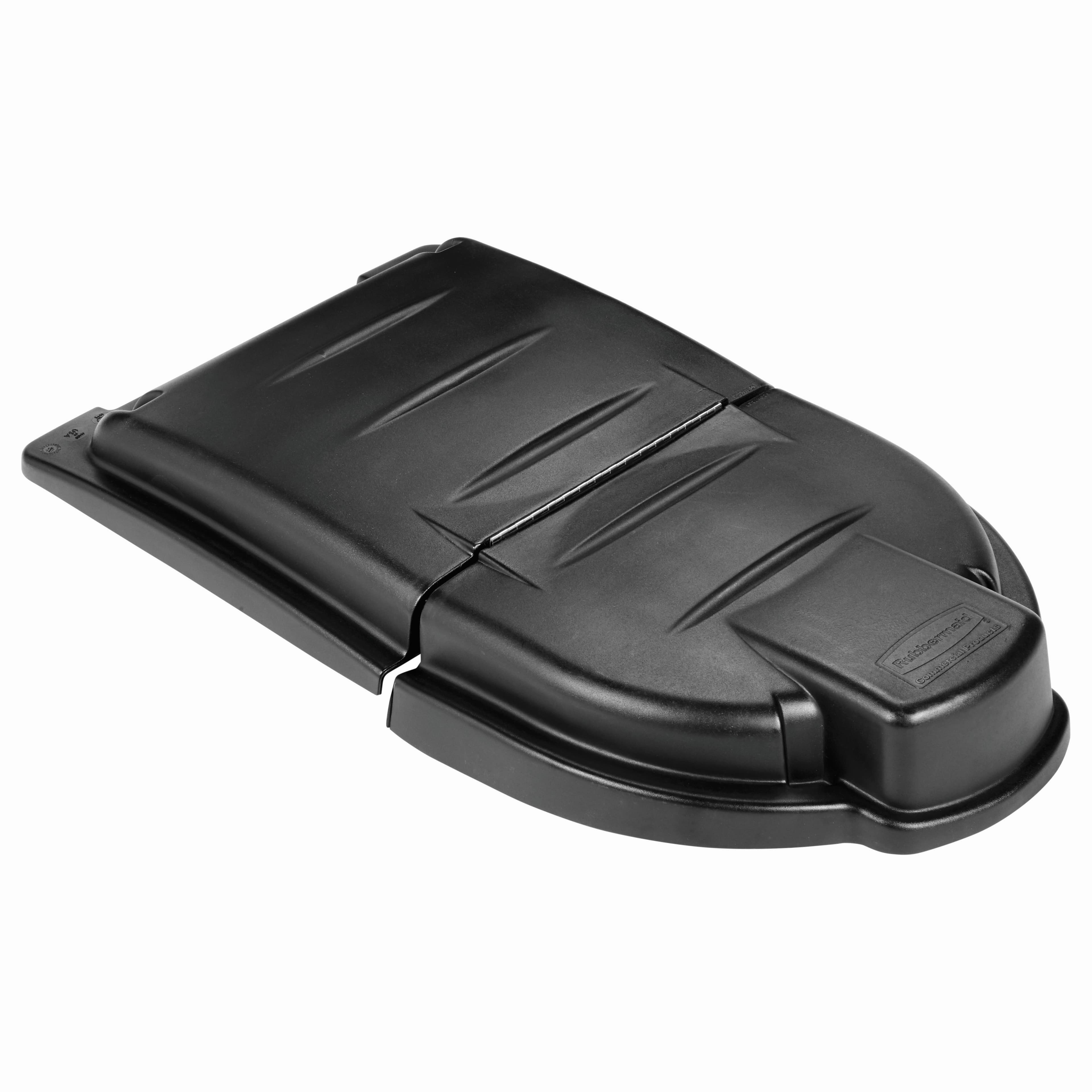 Executive Series™ Mobile Collector Lid 120-400 GAL Black Plastic High Capacity FDA Approved 1/Each