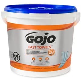 GOJO® Moist Towelette 8.94X8.94X7.64 IN Fresh Citrus Blue Pre-Moistened Wipes 225 Count/Pack 2 Packs/Case