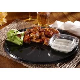 SturdiWare® Serving Tray Base 18X0.63 IN PS Black Round 36/Case