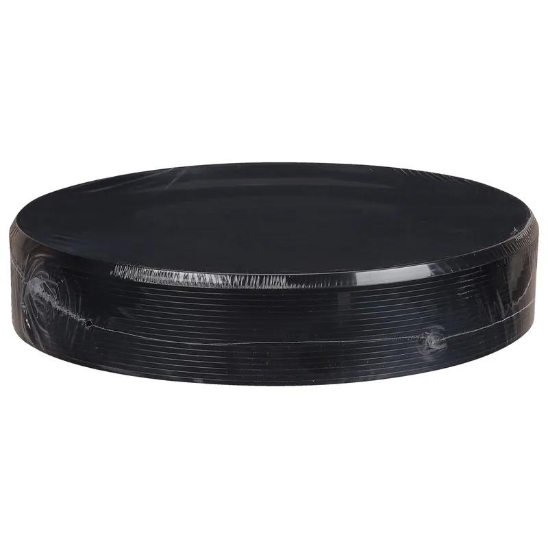 SturdiWare® Serving Tray Base 18X0.63 IN PS Black Round 36/Case