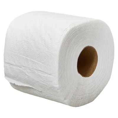 Pacific Blue Basic Toilet Paper & Tissue Roll 4.05X4 IN 2PLY White Embossed Standard 550 Sheets/Roll 80 Rolls/Case