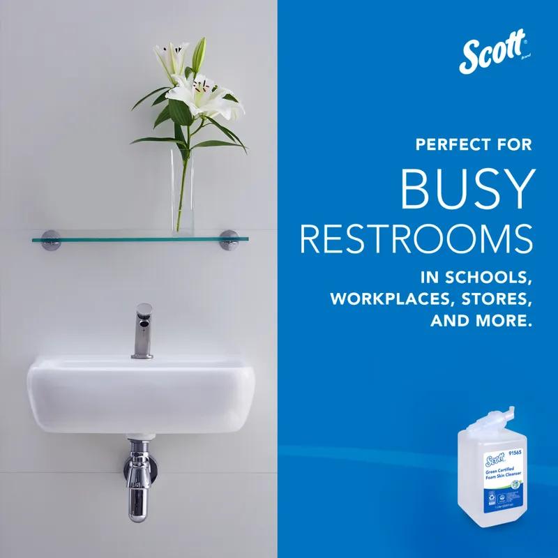 Scott® Hand Soap Foam 1 L Unscented Fragrance Free Clear Luxury 6/Case