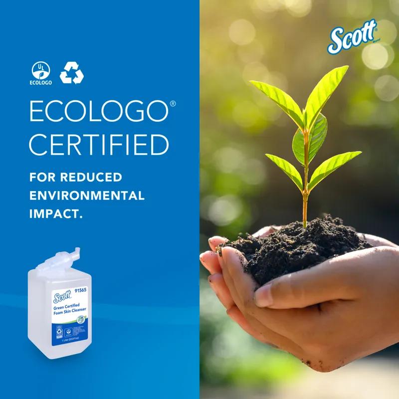 Scott® Hand Soap Foam 1 L Unscented Fragrance Free Clear Luxury 6/Case