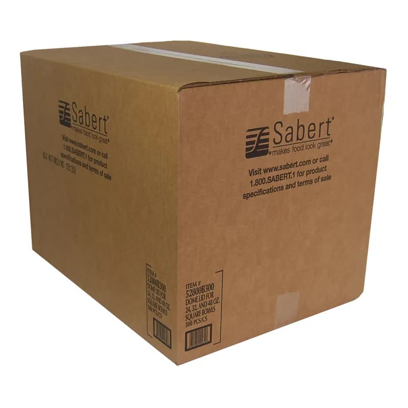 Lid Dome Medium (MED) 7.625X7.625 IN Clear For Bowl 300/Case