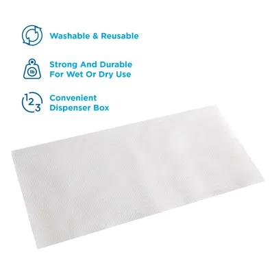 Dixie® Dine-A-Wipe Foodservice Cleaning Wipe 23.5X12 IN Medium Duty 1 PLY White 1/4 Fold 150/Case