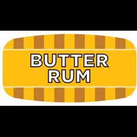 Butter Rum Label Oval 1000/Roll