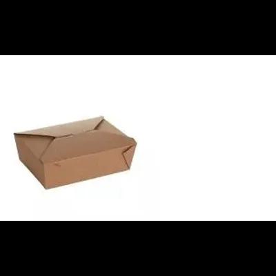#3 Take-Out Box Fold-Top 7.75X5.5X25 IN Paper Kraft Rectangle 200/Case
