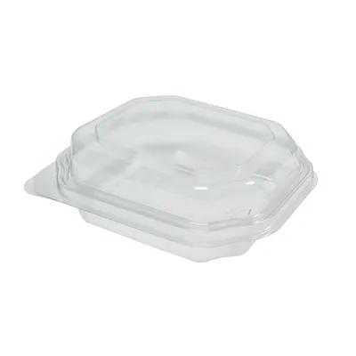 Cold Deli Container Hinged 8 OZ PET Clear Deep Freezer Safe 250/Case