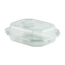Cold Deli Container Hinged 8 OZ PET Clear Deep Freezer Safe 250/Case