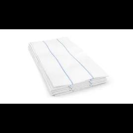 PRO Tuff-Job® Food Service Cleaning Towel 13X24 IN White Blue 1/4 Fold Premium 72/Case