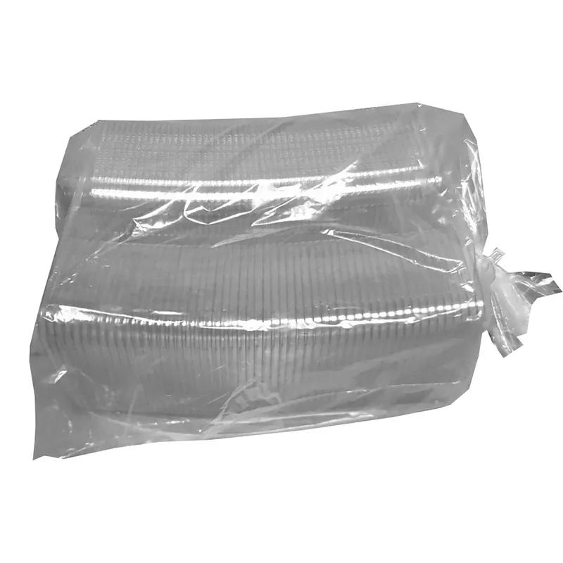 Cold Take-Out Container Hinged With Dome Lid 6X7 IN RPET Clear 200/Case