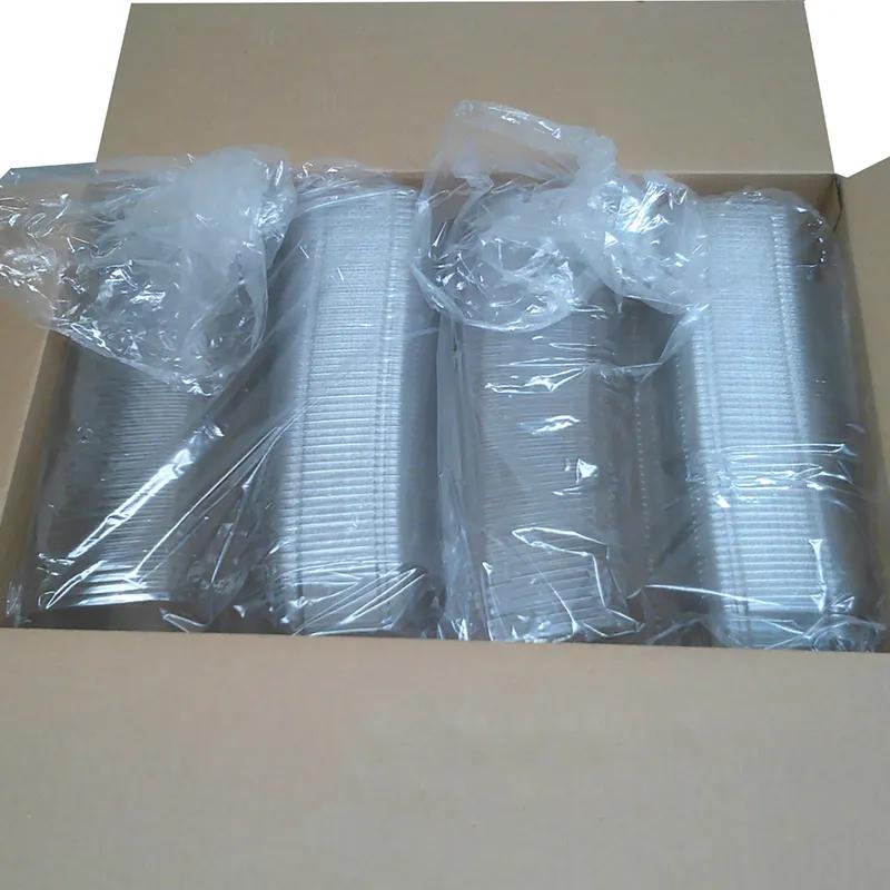 Cold Take-Out Container Hinged With Dome Lid 6X7 IN RPET Clear 200/Case