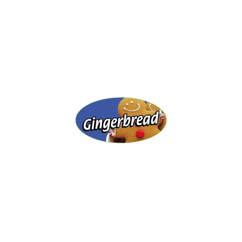 Gingerbread Label 1000/Roll