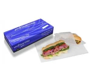 Bagcraft® ArtisanWax AW12 Deli Sheets 12X10.75 IN Dry Wax Paper Heavyweight White 500 Sheets/Pack 12 Packs/Case