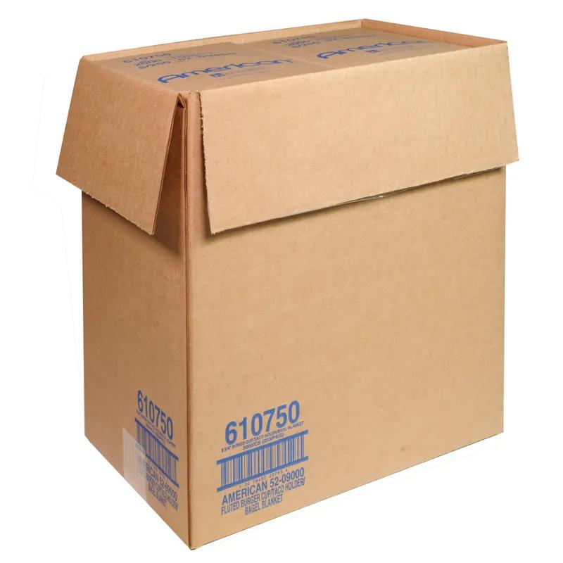 Burger Bagel Taco Blanket Cup Holder 3.75 IN Paper White Fluted 2000/Case