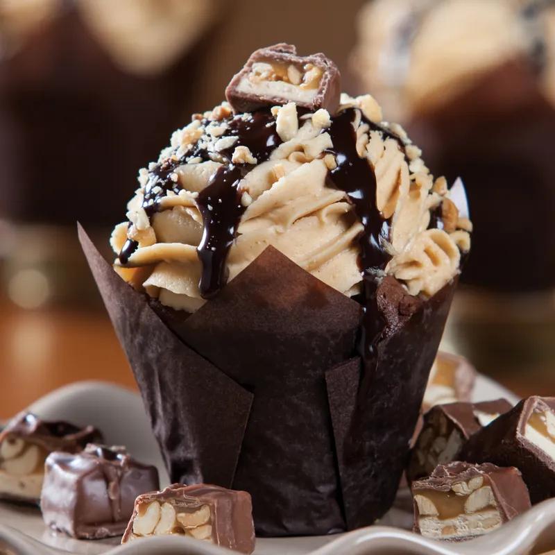 Baking Cup 4X2.25 IN Paper Chocolate Petal & Tulip Large Greaseproof 2500/Case