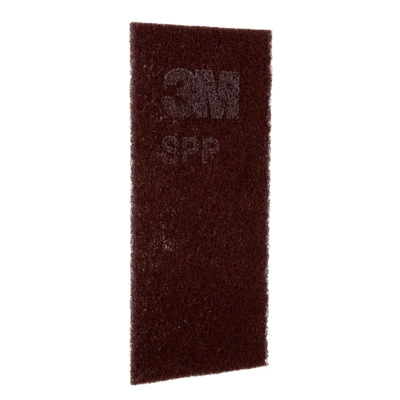 3M™ Scotch-Brite™ SPP Stripping Pad 10X4.646X0.3 IN Maroon Non-Woven Fiber Nylon 175-600 RPM 20/Case