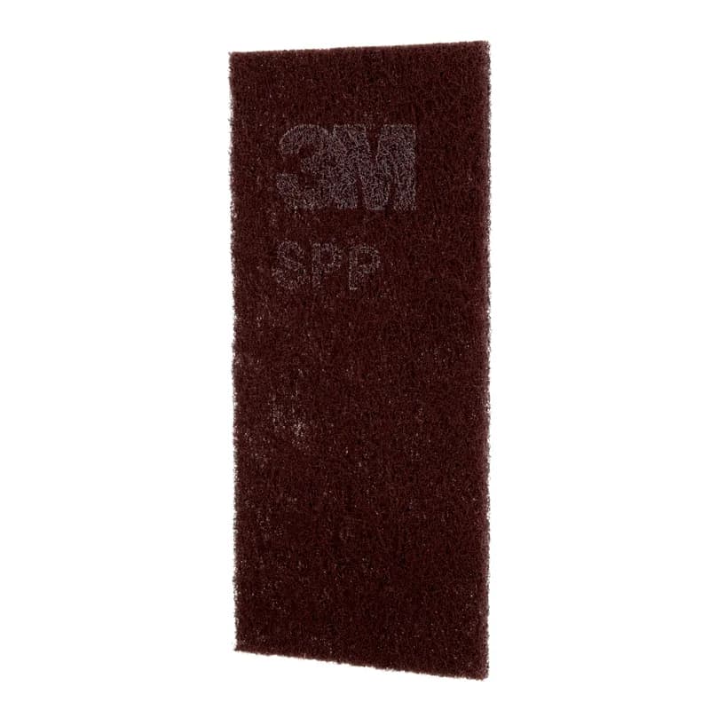 3M™ Scotch-Brite™ SPP Stripping Pad 10X4.646X0.3 IN Maroon Non-Woven Fiber Nylon 175-600 RPM 20/Case