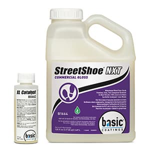 StreetShoe® NXT Gloss With XL Catalyst Floor Finish 1 GAL Concentrate Liquid 4/Case