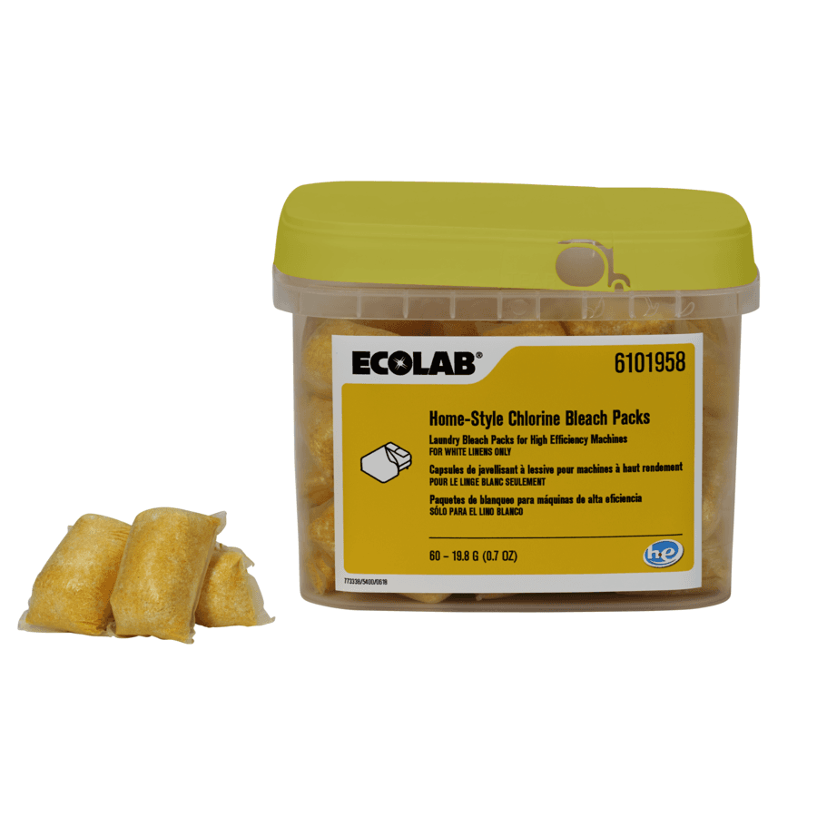 Home-Style Pleasant Scent Chlorine Bleach Laundry Concentrate 60 Count/Pack