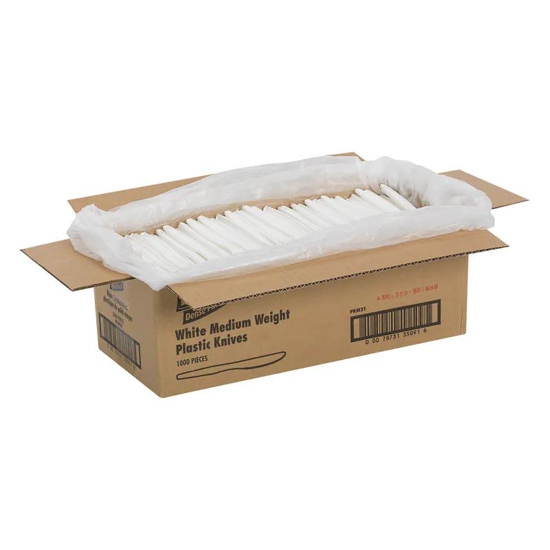 Dixie® Knife PP White Medium Weight 1000/Case