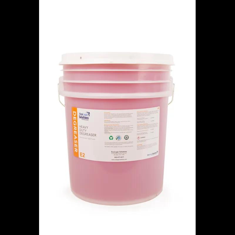 EcoLogic Solutions Citrus Scent Degreaser 5 GAL Multi Surface Heavy Duty Alkaline Concentrate 1/Pail