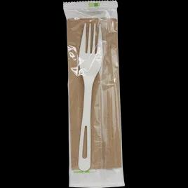 2PC Cutlery Kit With Napkin,Fork 500/Case