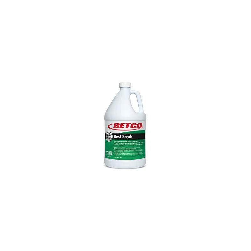 Best Scrub Pleasant Scent Floor Cleaner 1 GAL Interim Maintenance Concentrate Liquid 4/Case