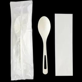 2PC Cutlery Kit 6 IN TPLA With Napkin, Spoon 500/Case