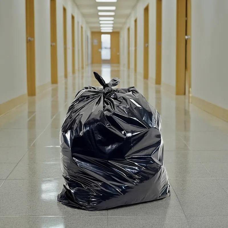 Can Liner 33X39 IN 33 GAL Black LDPE 0.9MIL 200/Case